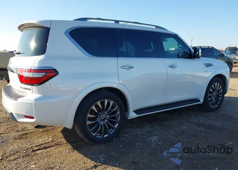 2022 Nissan Armada Platinum 2Wd z USA, uszkodzony, nr VIN JN8AY2DA7N9390176